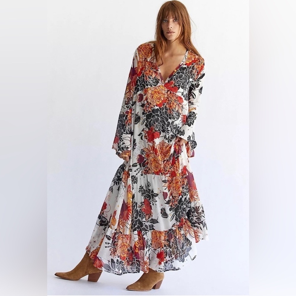 Free People Sheer Dress XL